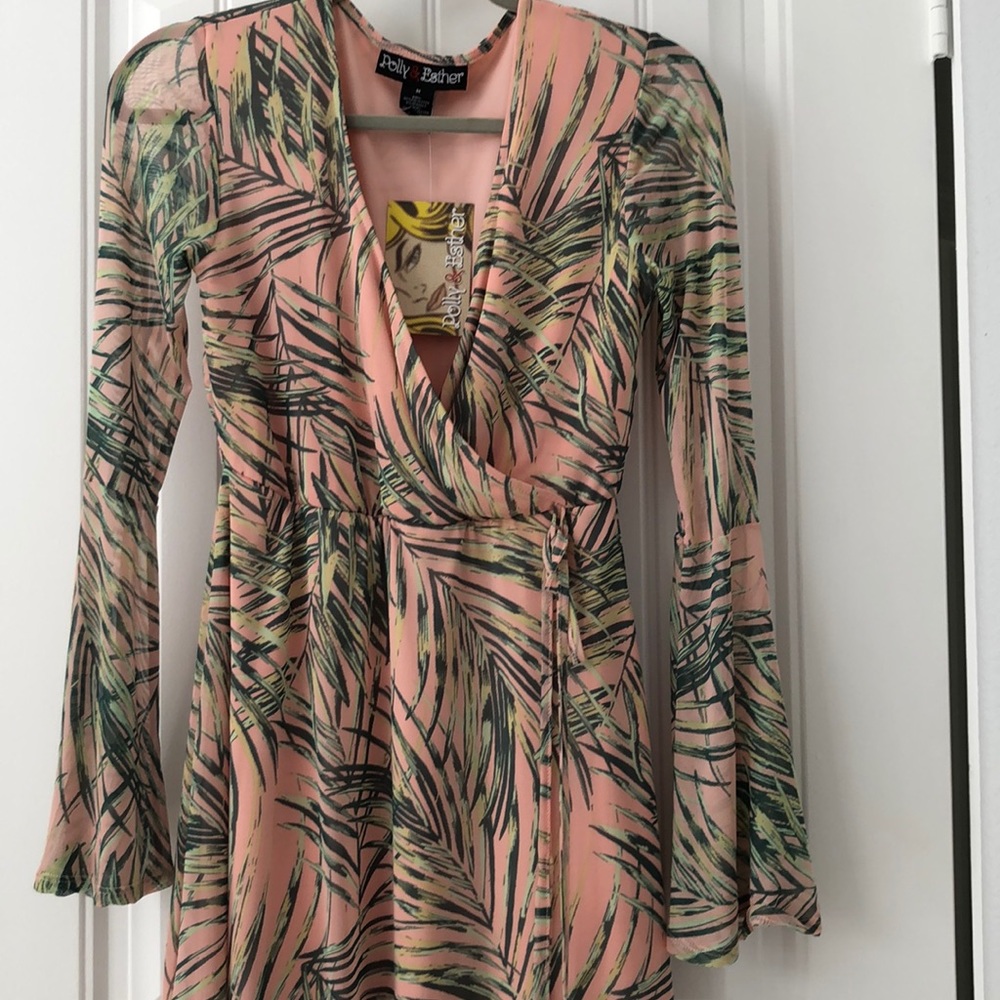 Tropical Peach Dress